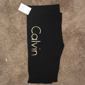 Black Calvin Klein leggings